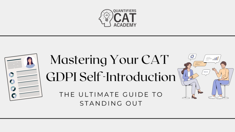 GDPI CAT 2024 self intro