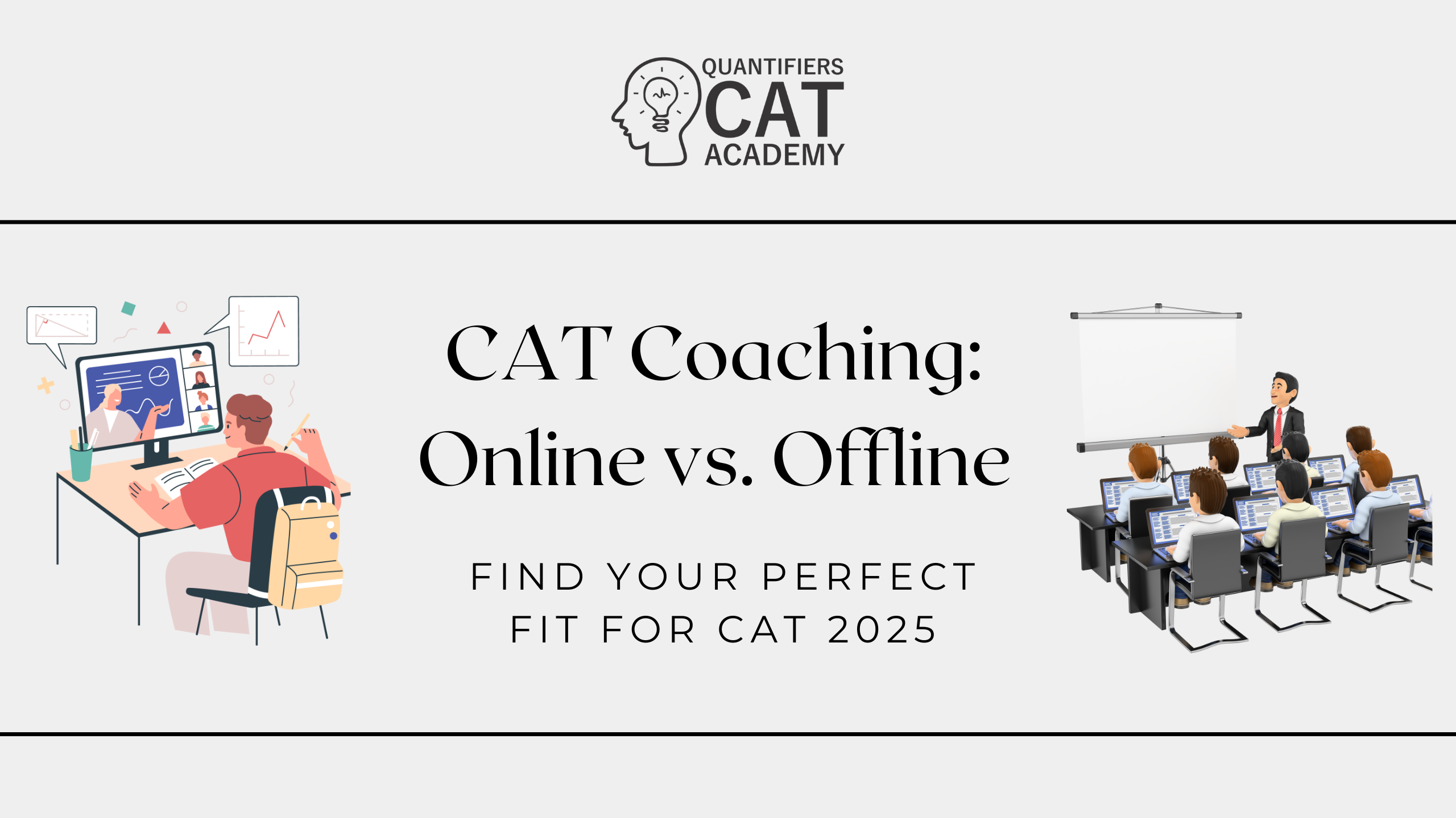 online vs offline CAT coaching