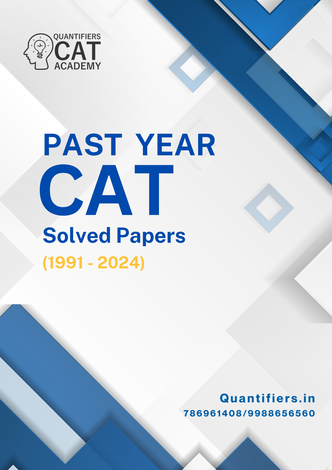 Solved CAT Past Papers