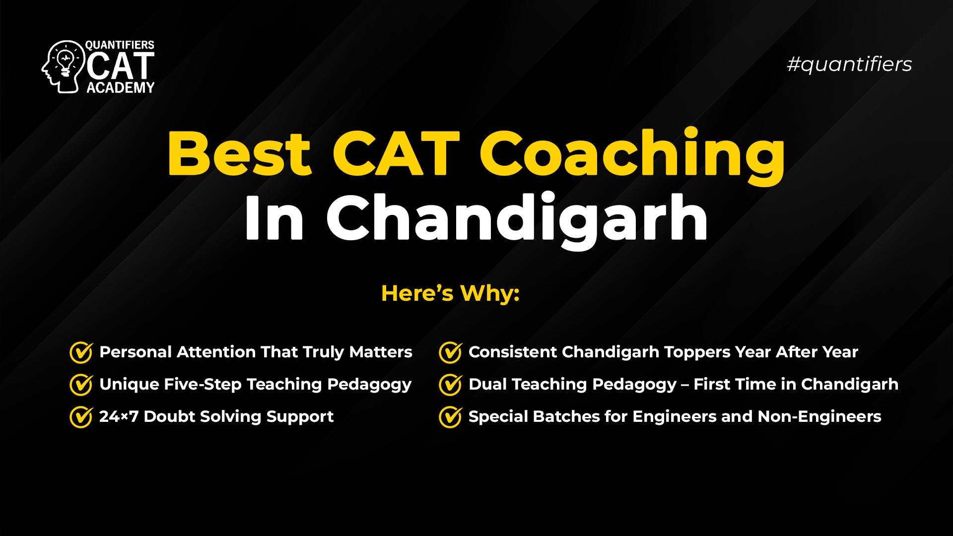 Best CAT Coaching in Chandigarh – Quantifiers CAT Academy