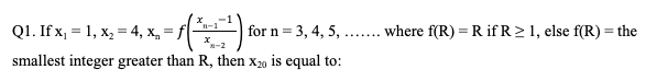 Functions Question 1