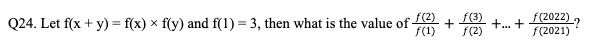 Functions Question 24