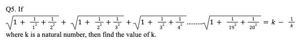 Progression and Series Question 5