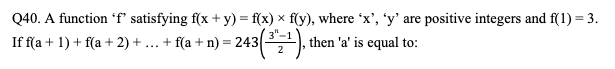 Functions Question 40