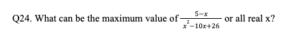Inequalities Question 24
