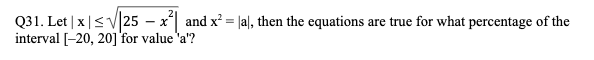 Inequalities Question 31