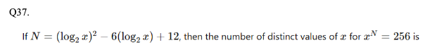 Logarithms Question 37