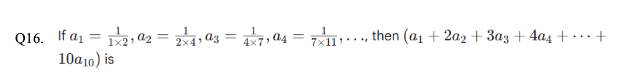 Progression and Series Question 16