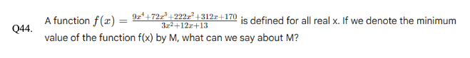 Quadratic Equations Question 44