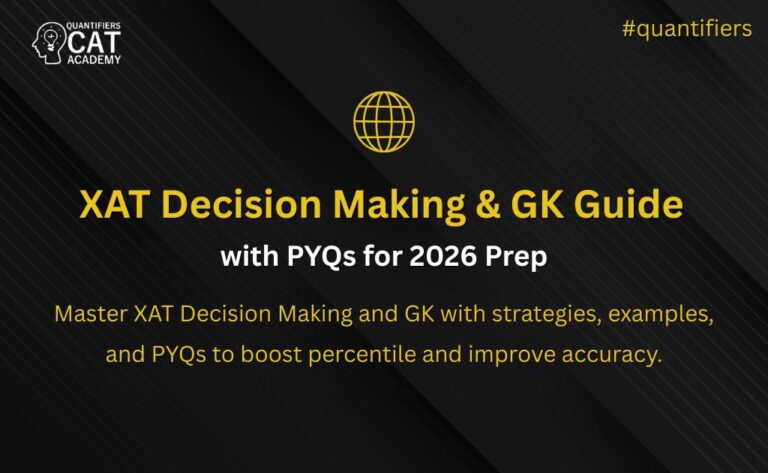 XAT Decision Making XAT 2026