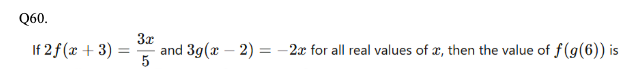 Functions Question 60