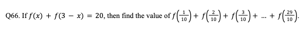 Functions Question 66
