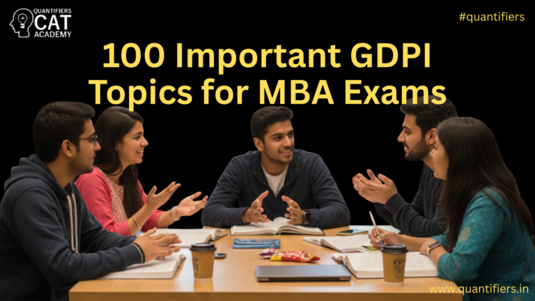 Important gdpi topics GDPI Topics for MBA