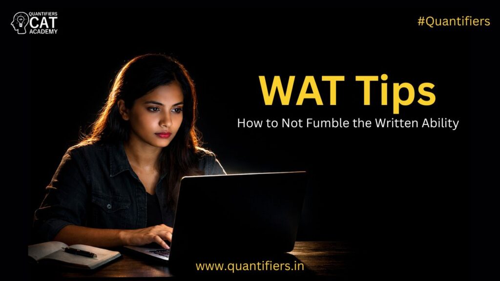 Written Ability Test WAT Tips