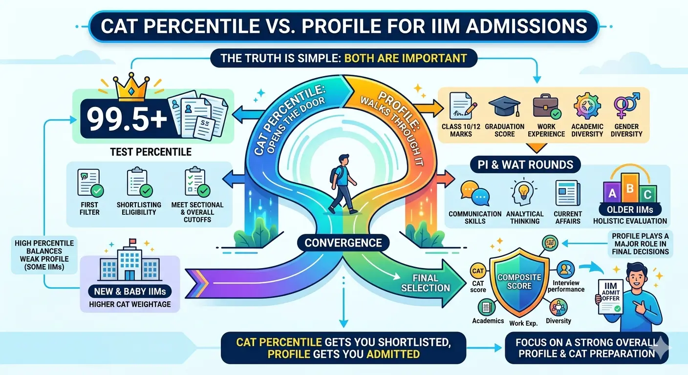 is cat percentile more important than profile