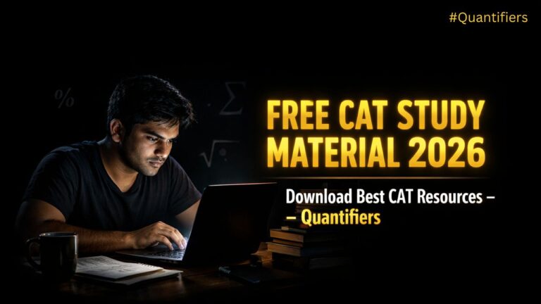 Free CAT Study Material 2026