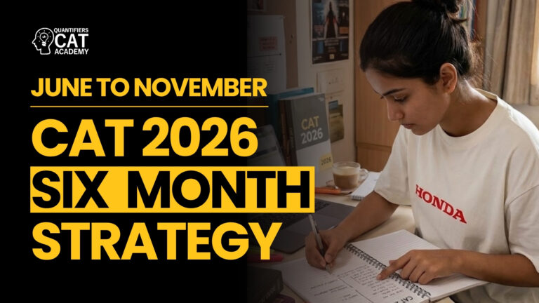 CAT 2026 6 Month Plan