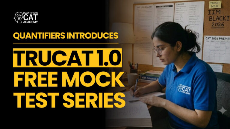TruCAT — Free CAT Mock Test Series 2026 By Quantifiers