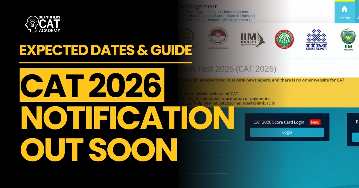 CAT 2026 Notification Soon