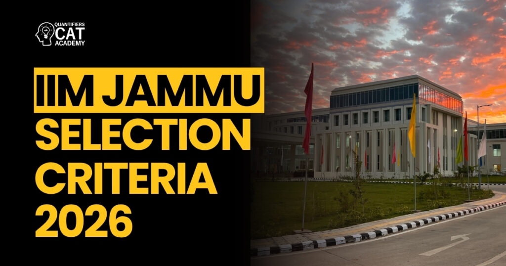 IIM Jammu Selection Criteria