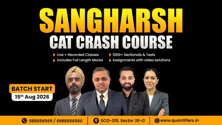Sangharsh CAT Crash Course
