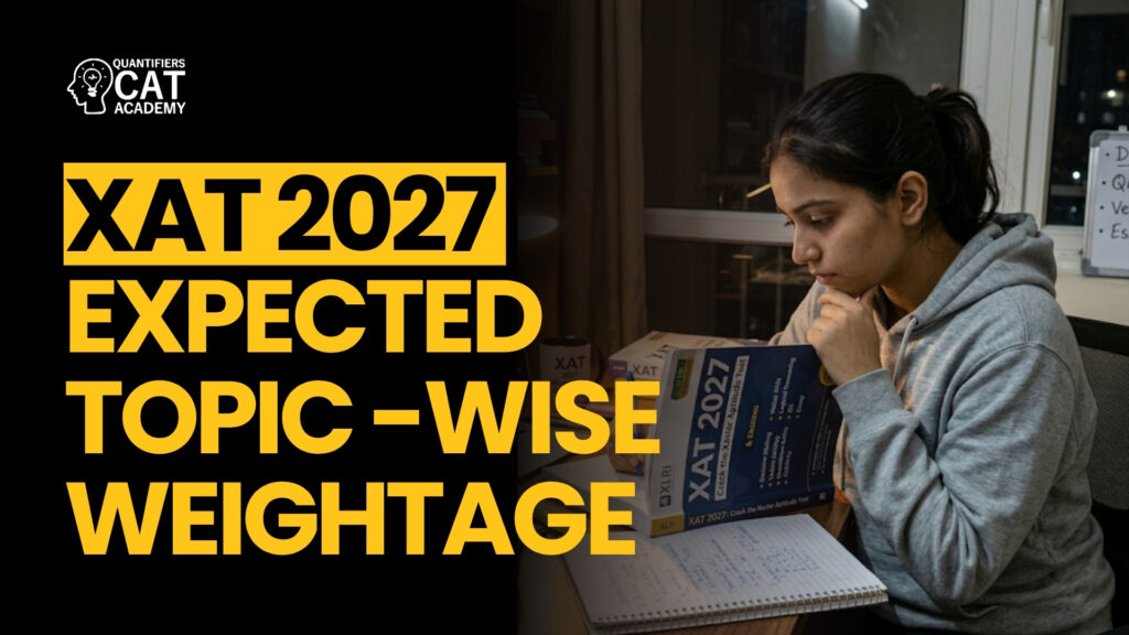 XAT 2027 topic-wise weightage
