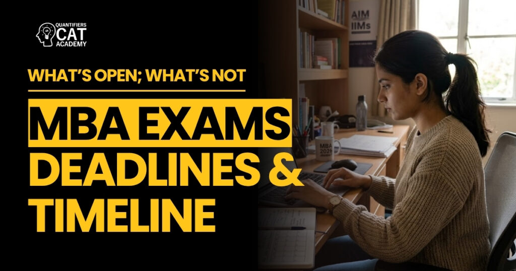 MBA exam timeline 2026-27