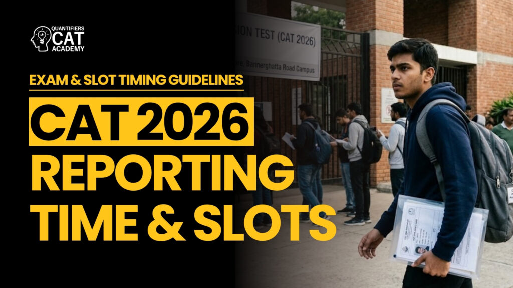 CAT 2026 exam timing