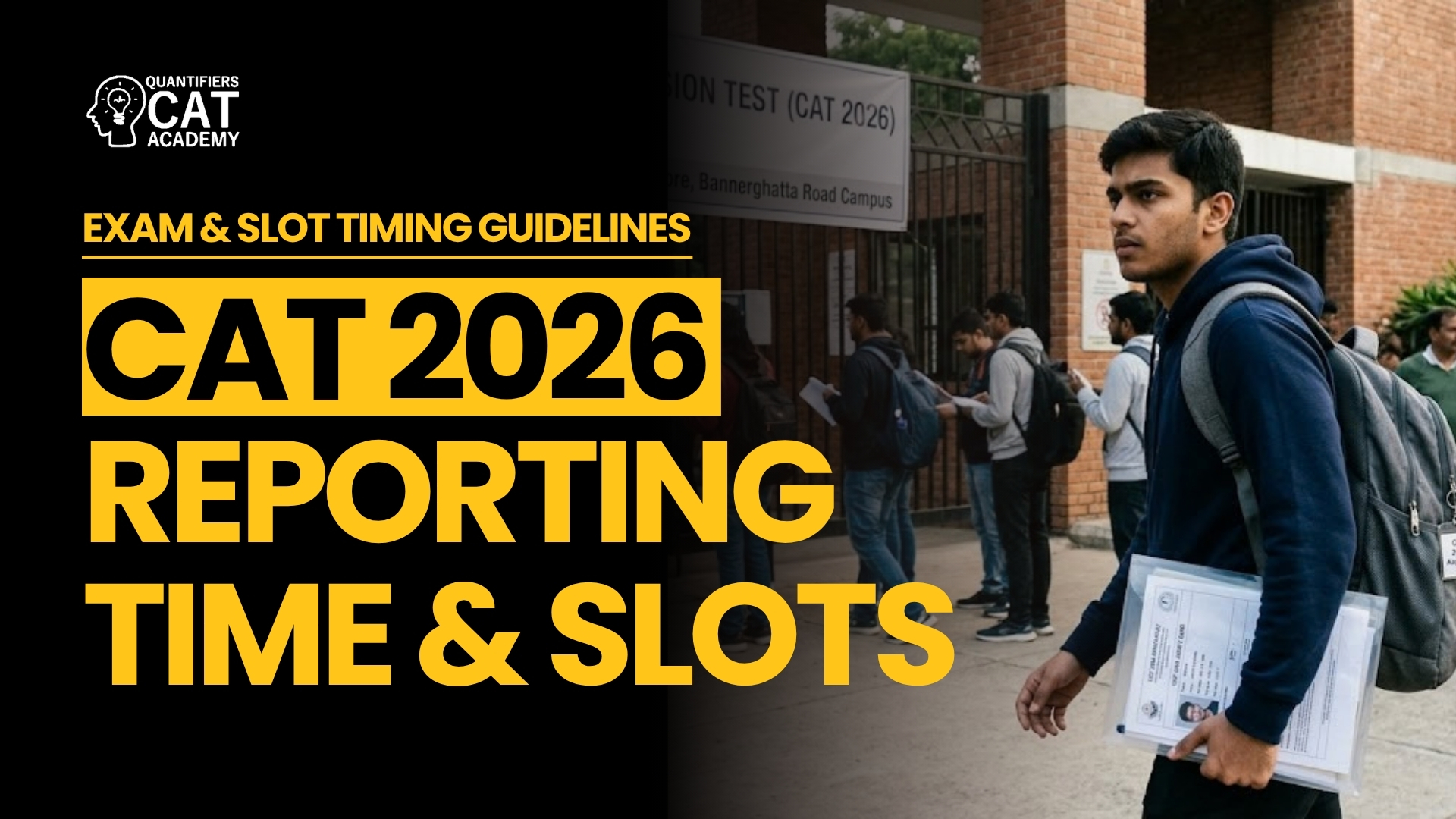 CAT 2026 exam timing
