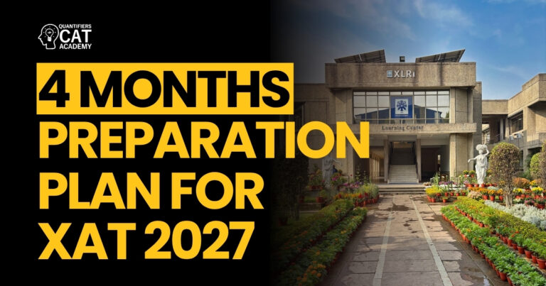 XAT 2027 4-Month Preparation Plan