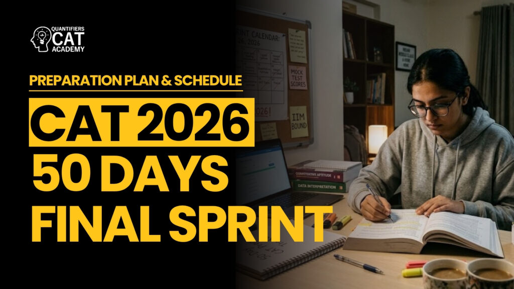 CAT 50 Days Preparation Plan 2026