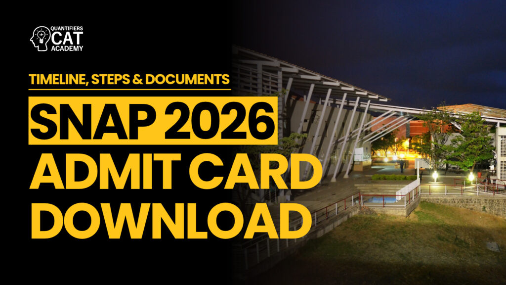 SNAP 2026 admit card