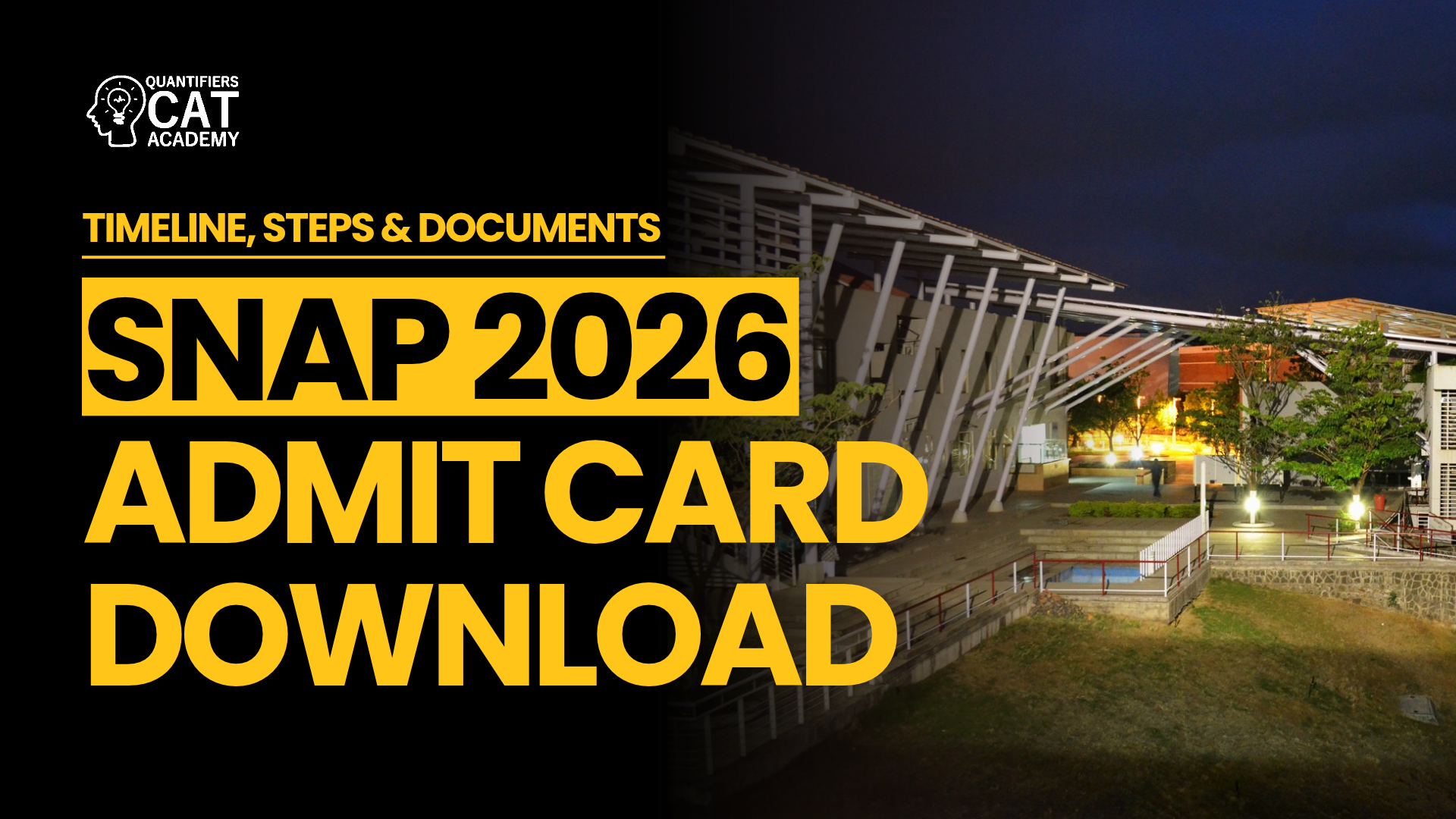 SNAP 2026 admit card