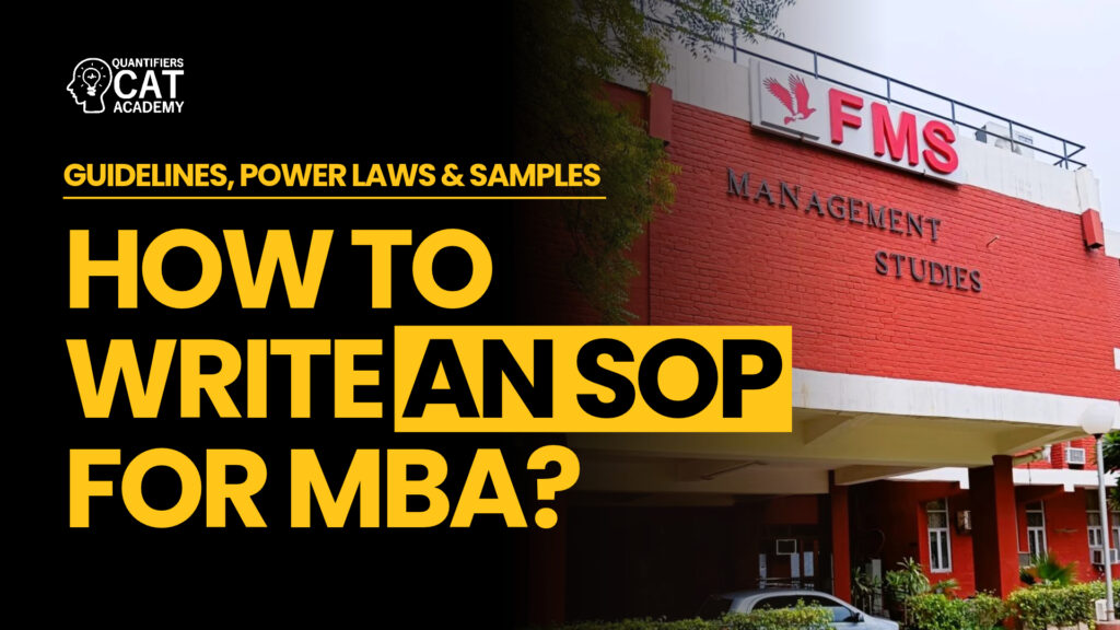 SOP for MBA