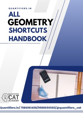 Geometry shortcuts book by Quantifiers CAT exam 2025
